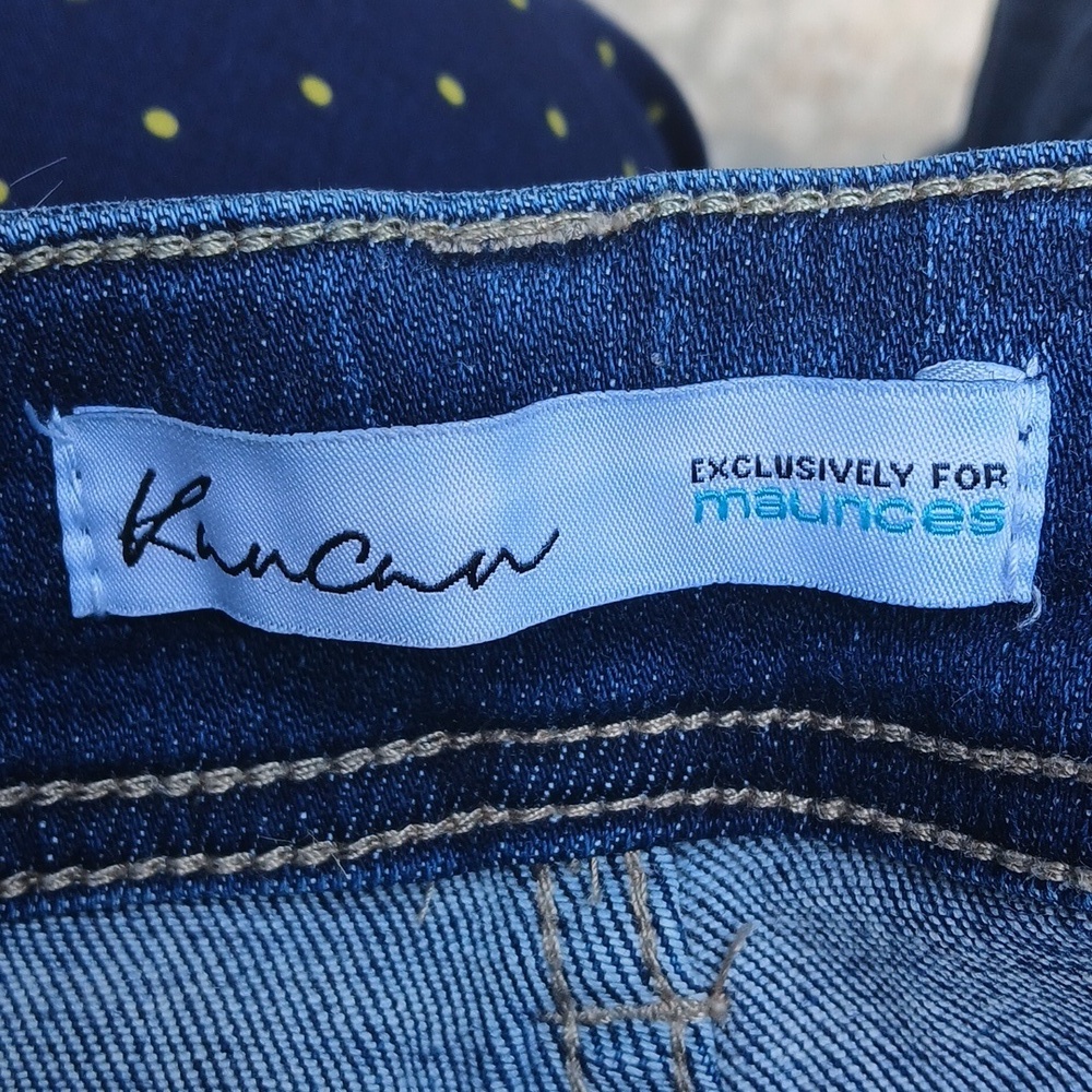 KanCan Mid Rise Ripped Flare Jean Sz 18 - Picture 12 of 13